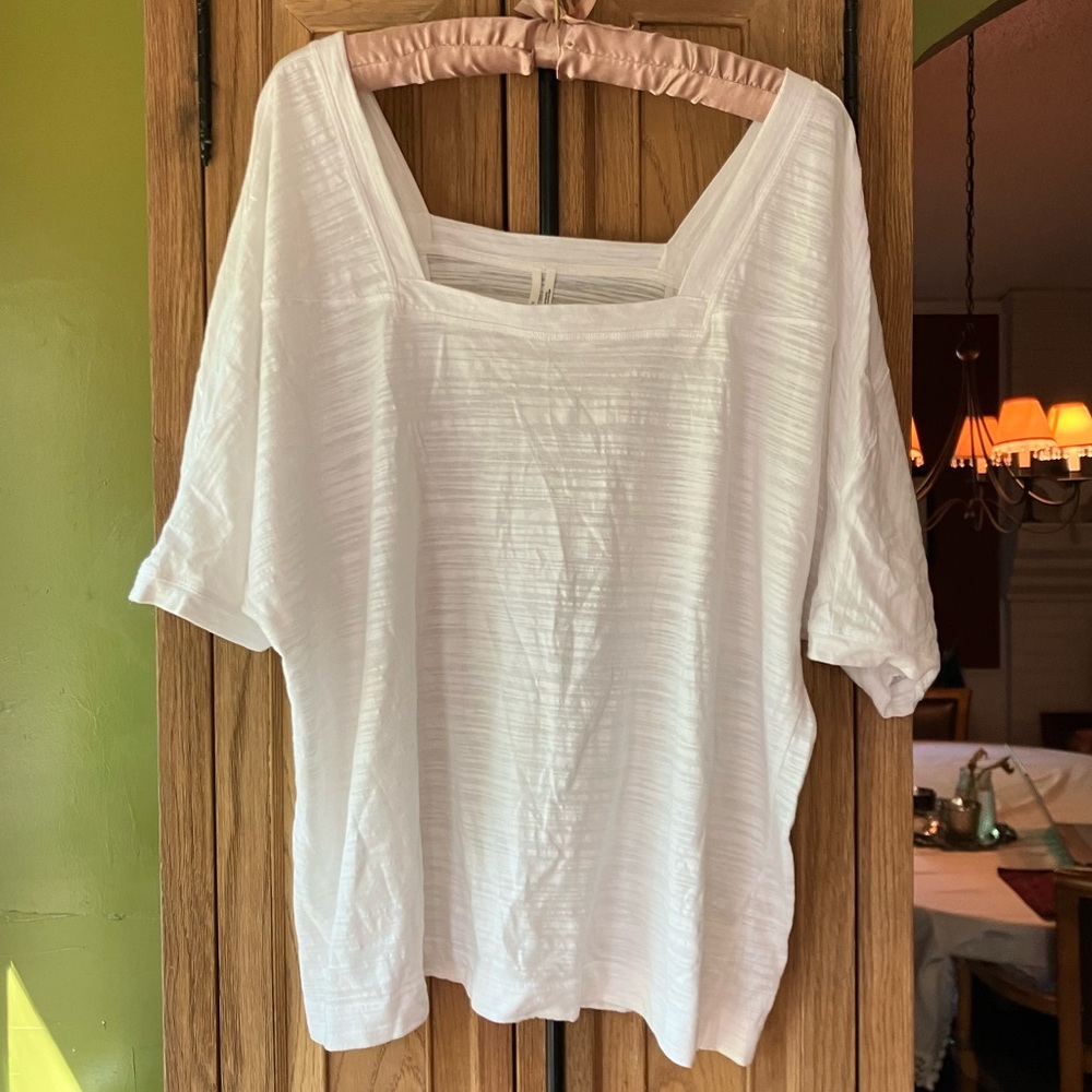 Anthropologie Square Neck Top